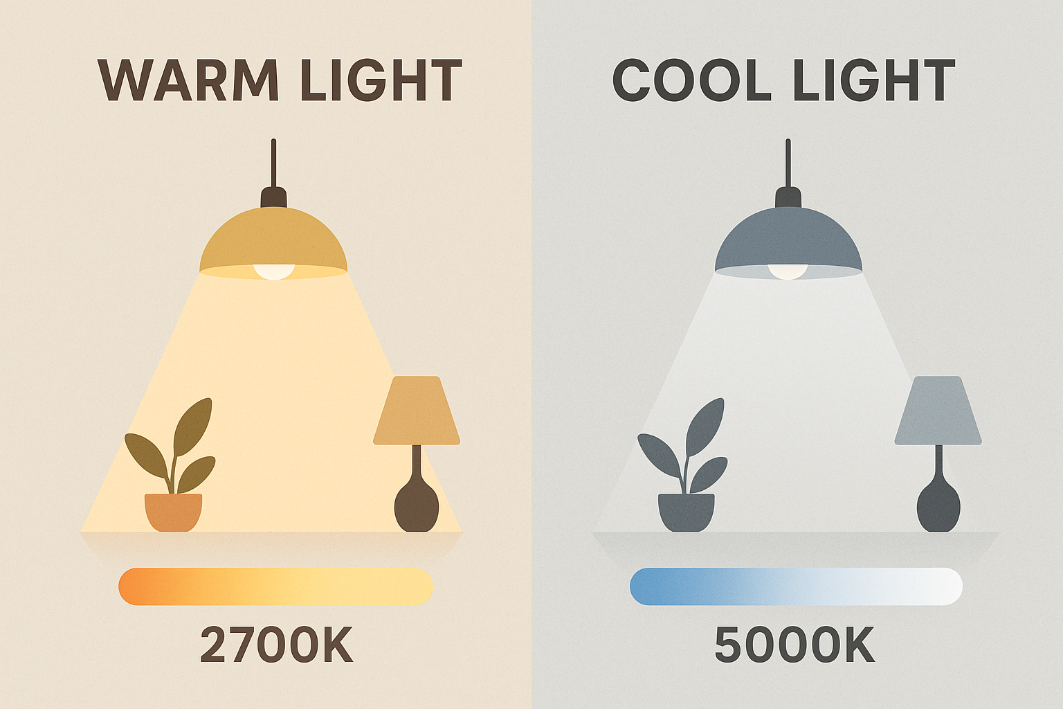Warm vs Cool lighting
