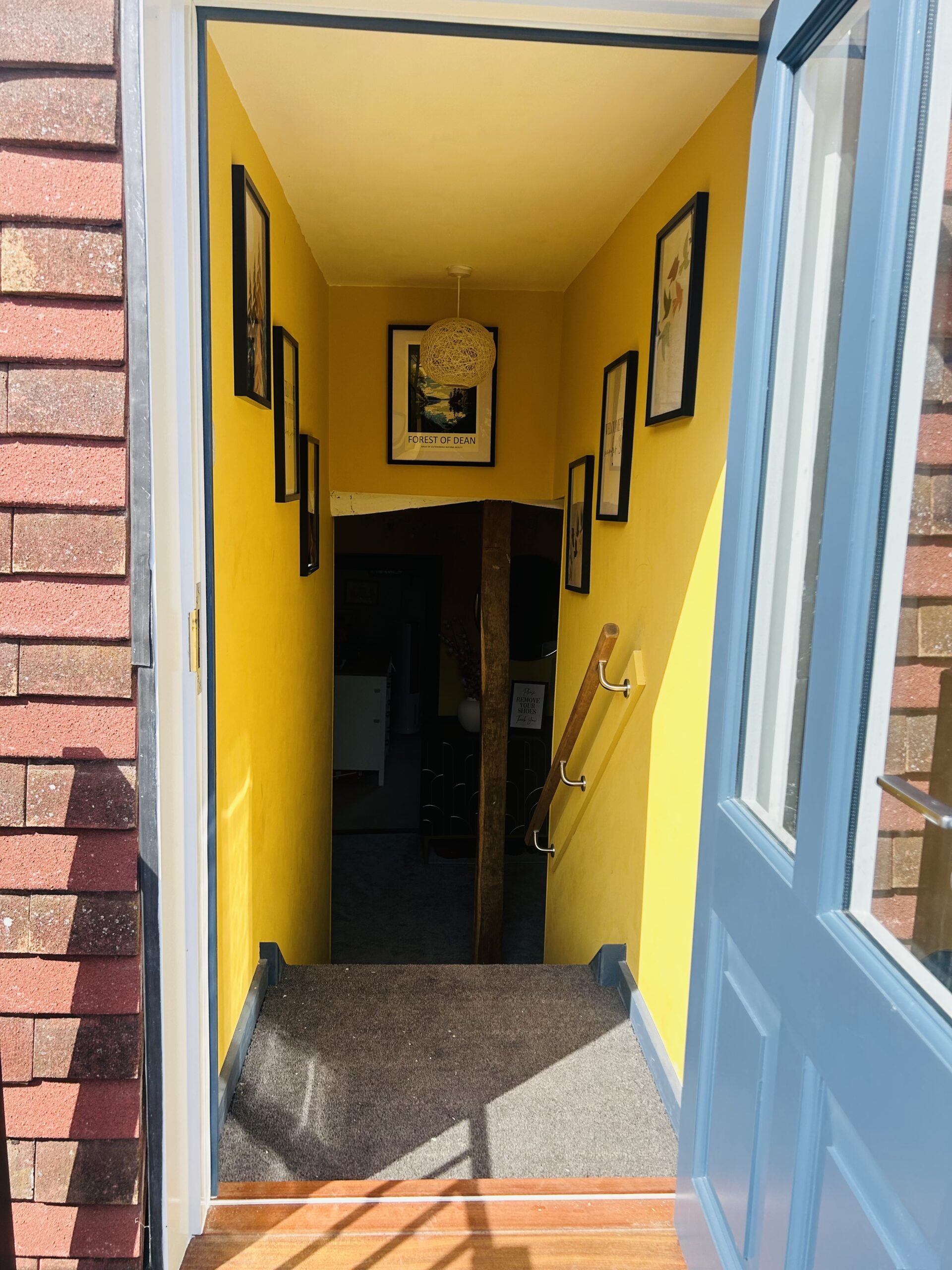 Entrance Hallway decorated in Farrow & Ball
