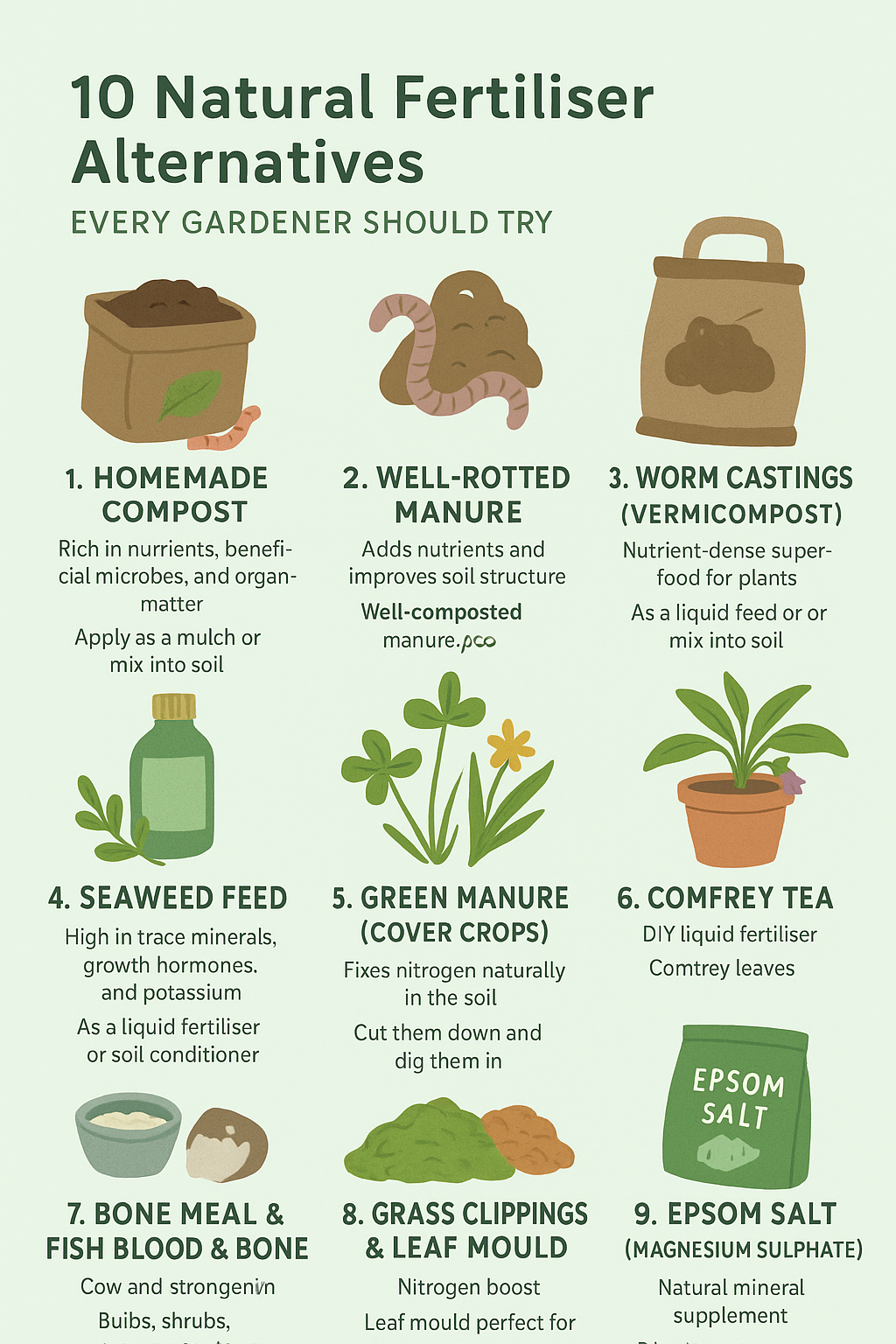 Natural Fertiliser Alternatives